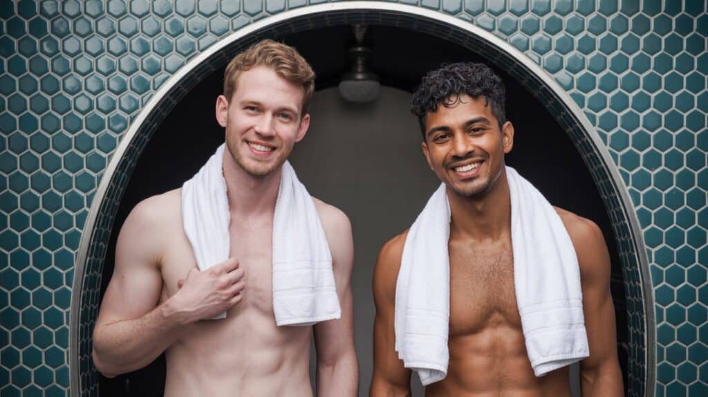 Body Positivity Gay Sauna
